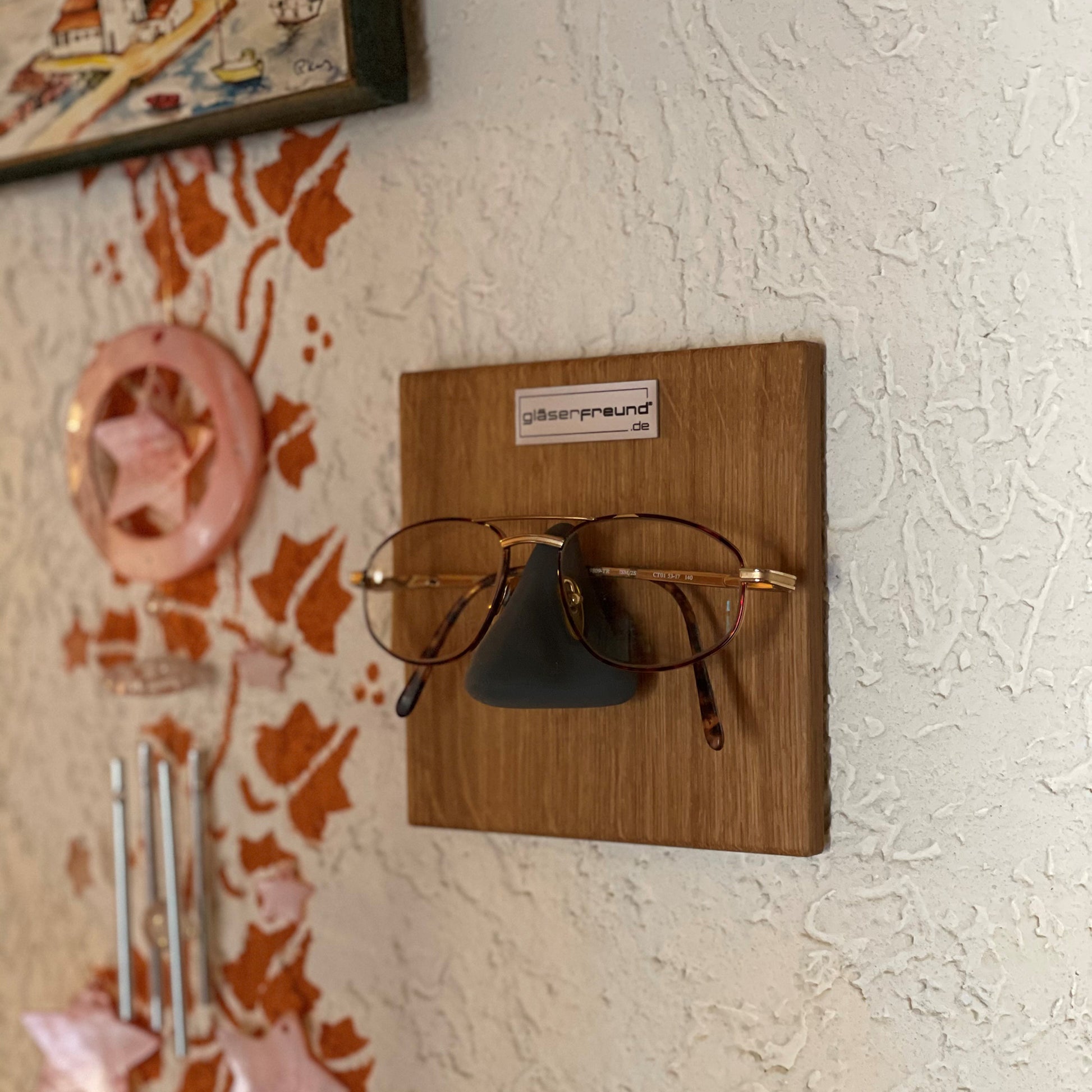 Gläserfreund Kessy Brillenorganizer und Brillenhalter für die Wand -  Brillenaufbewahrung für mehrere Brillen, Brillenregal für mehr Ordnung :  : Küche, Haushalt & Wohnen