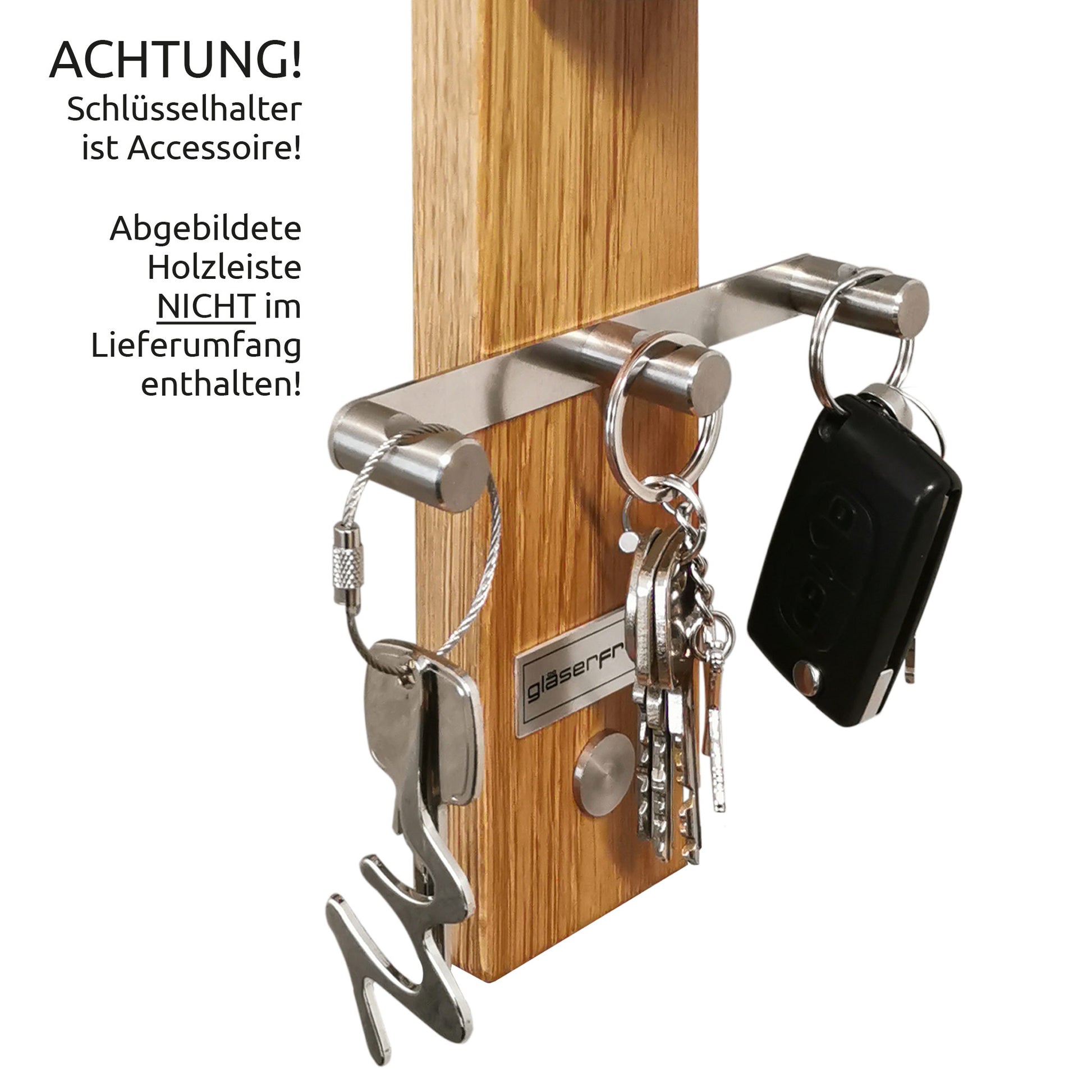 Bill-X - 3-fach Schlüsselhalter für Brillenorganizer, Brillenhalter, Brillenhalterung, Brillenregal, Brillenständer, Brillenaufbewahrung von gläserfreund