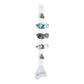 Calvin white - Brillenorganizer, Brillenhalter, Brillenhalterung, Brillenregal, Brillenständer, Brillenaufbewahrung, Brillengarderobe, Brillenablage und Brillengarage