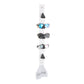 Calvin white - Brillenorganizer, Brillenhalter, Brillenhalterung, Brillenregal, Brillenständer, Brillenaufbewahrung, Brillengarderobe, Brillenablage und Brillengarage