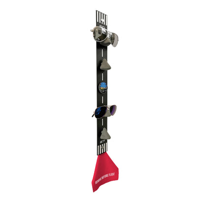 Charlie black - Brillenorganizer, Brillenhalter, Brillenhalterung, Brillenregal, Brillenständer, Brillenaufbewahrung, Brillengarderobe, Brillenablage und Brillengarage